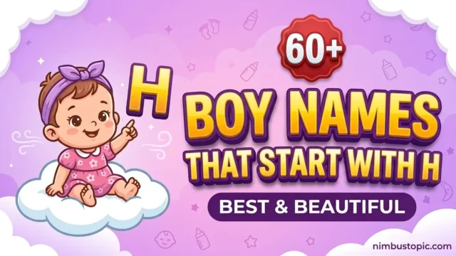 Boy Names That Start With H