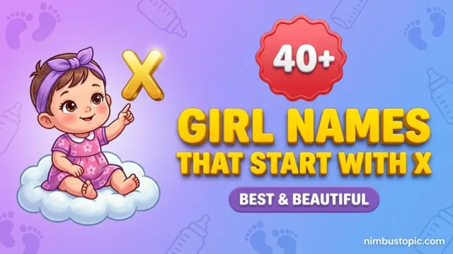 Girl Names That Start With X