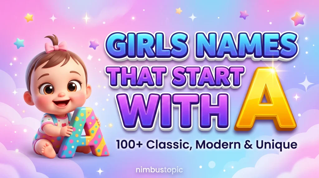Girls Names That Start With A