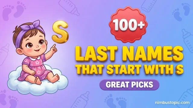 Last Names That Start With S
